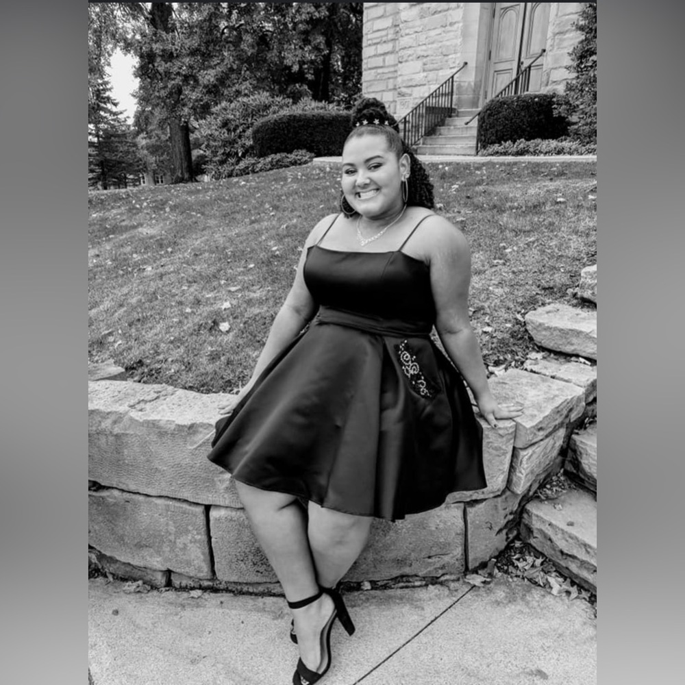 ✨Black Plus Size Madeline Gardenier Dress✨
